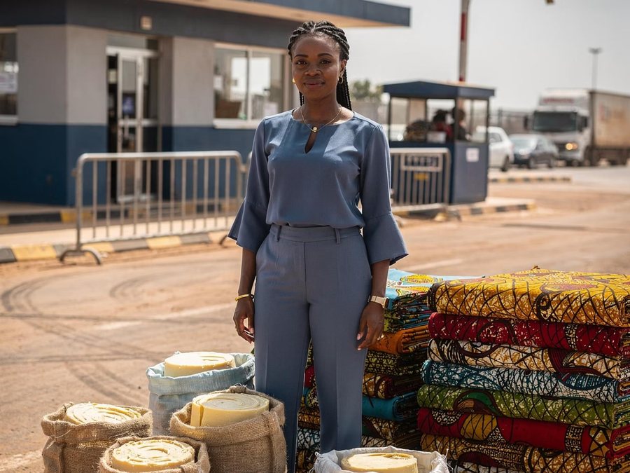 Napaga, a cross-border trader